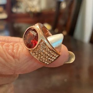Rose Gold & Cinnamon Zircon* Jeweled Band